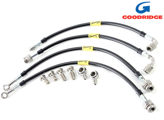 Goodridge Mitsubishi Lancer EVO III 4 Line Brake Hose Kit (EXPORT LABELED) main image 1