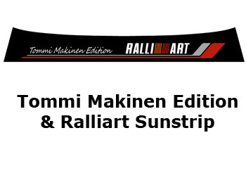 Sunstrip - Tommi Makinen Edition Script & Ralliart Logo