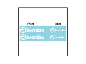 Brembo Caliper Replacement Decals